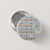Silizium-Chips auf einem Wafer-Knopf Button (Vorne & Hinten)