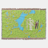 Siljan Lake Sweden Karte Decke (Vorderseite)
