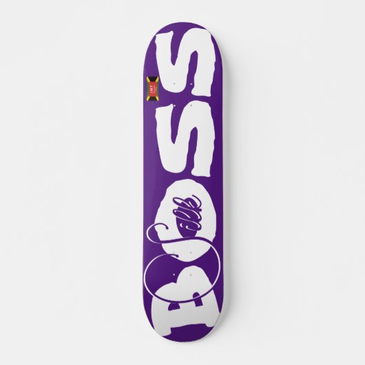 SILK BOSS JMT JAMAICA 7 3/4" Skateboard Deck (Vorne)