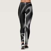 Silk Bright Black Silky Smooth Sober Luxus Leggings (Rückseite)