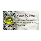 SILK DAMASK GEM gelb weiß (Vorne)