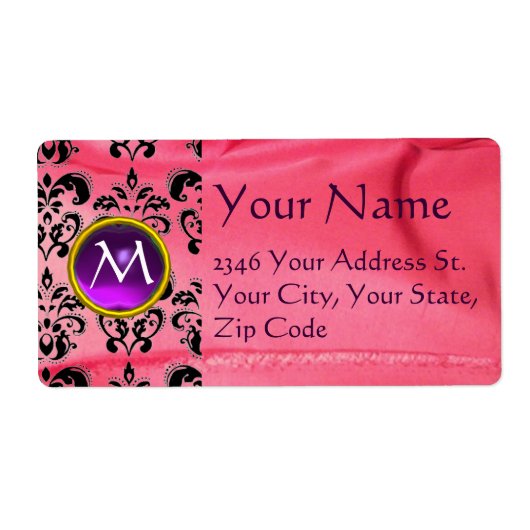 SILK DAMASK GEM lila rosa (Vorne)