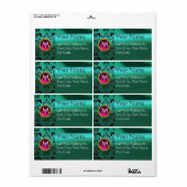 SILK DAMASK GEM rosa blau (Vorne)