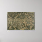 Silk fragment showing the 'Senmurv' Leinwanddruck (Vorderseite)