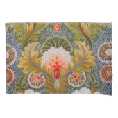 Silk grüne Stickerei-Kunst Kissenbezug (Vorderseite)