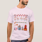 Silk & Lantern Harmony blassrosa T-Shirt (Vorderseite)