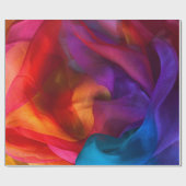 Silk rainbow scarfbackground,color,abstract,fabric geschenkpapier (Flach)