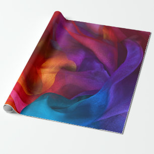 Silk rainbow scarfbackground,color,abstract,fabric geschenkpapier
