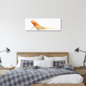 SilkBacks skalenloser Bartdrache - Pogona Leinwanddruck (Insitu (Schlafzimmer))