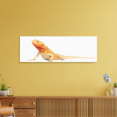 SilkBacks skalenloser Bartdrache - Pogona Leinwanddruck (Insitu (Wohnzimmer))