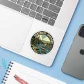 Silkeborg Denmark Lake Aufkleber (Laptop mit iPhone)