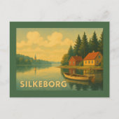 Silkeborg Denmark Lake Postkarte (Vorderseite)