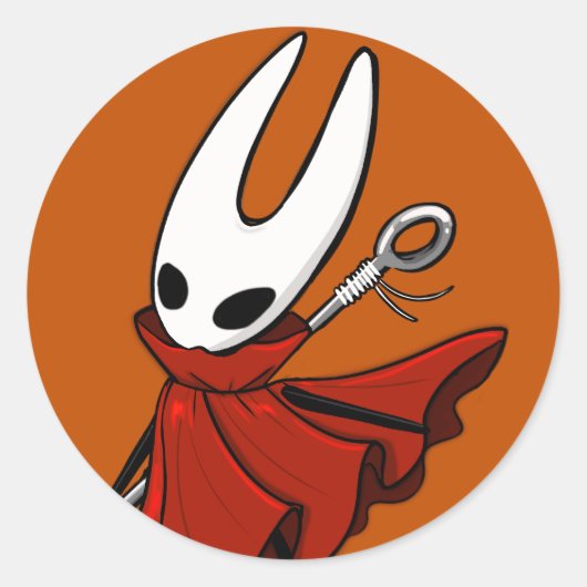 Silken Hunter Runder Aufkleber (Vorderseite)