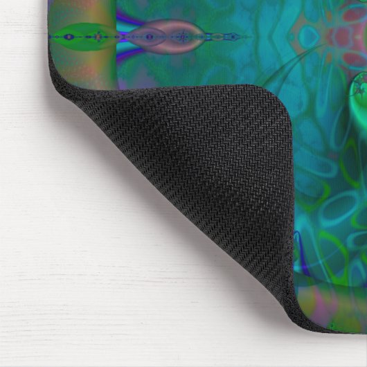 Silken Portals Psychedelic Abstrakt Mousepad (Ecke)