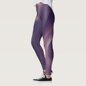 Silken Pulse – Abstrakte Eleganz Leggings Design (Links)