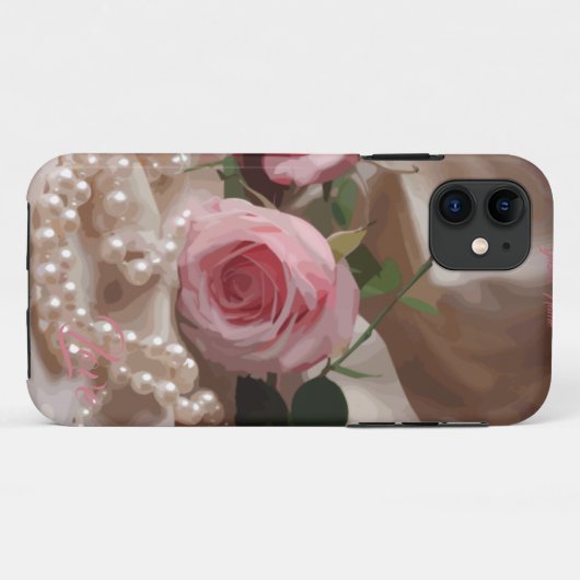 Silken-Rose Case-Mate iPhone Hülle (Rückseite (Horizontal))