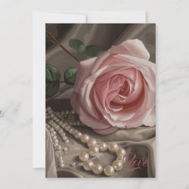 Silken-Rose Dankeskarte