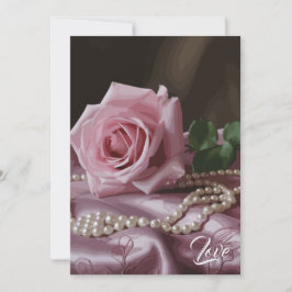 Silken-Rose Dankeskarte