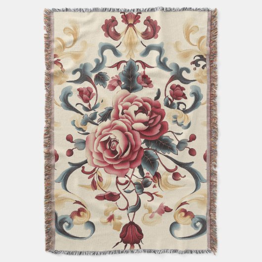Silken Rose Dynasty Decke (Vorderseite Vertikal)