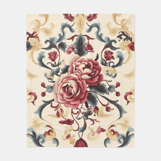 Silken Rose Dynasty Fleecedecke (Vorderseite)