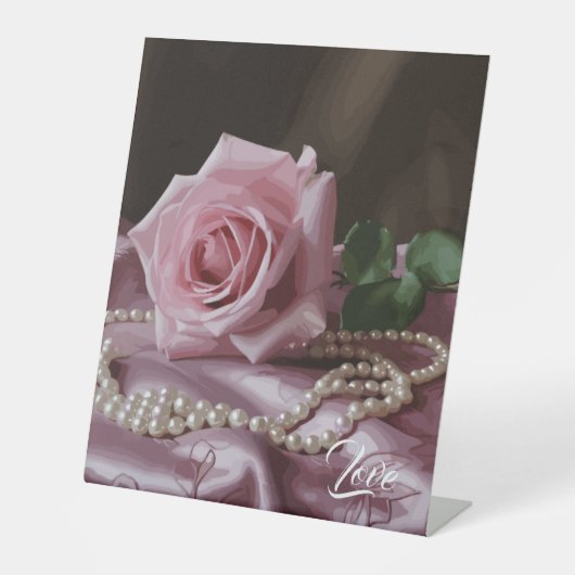 Silken-Rose Sockelschild (Vorderseite)