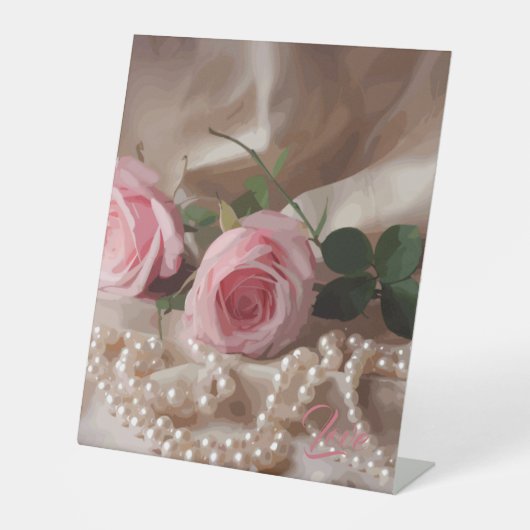 Silken-Rose Sockelschild (Vorderseite)