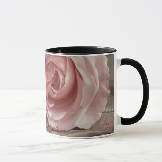 Silken-Rose Tasse (Rechts)