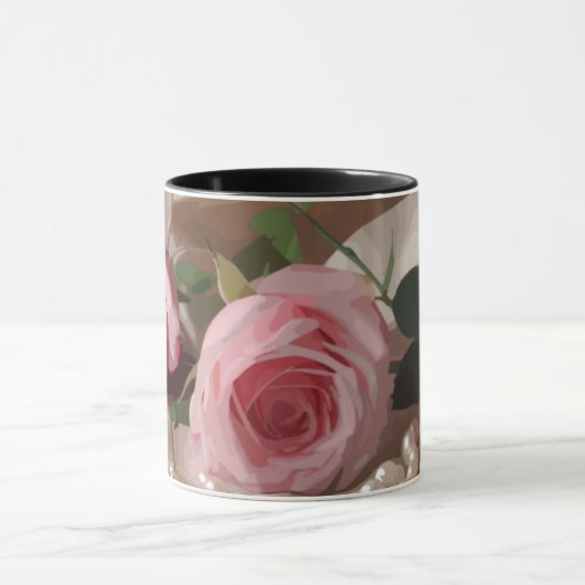 Silken-Rose Tasse (Zentrum)