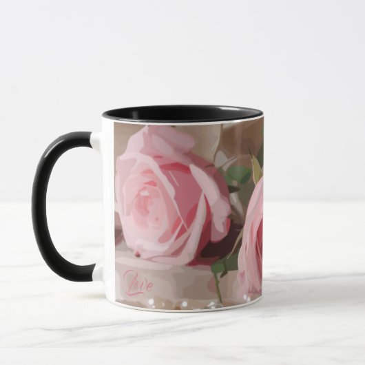 Silken-Rose Tasse (Links)