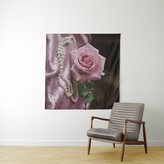 Silken-Rose Wandteppich (Beispiel (Horizontal))