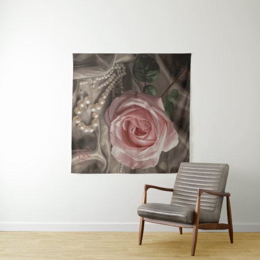 Silken-Rose Wandteppich (Beispiel (Horizontal))