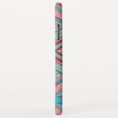 Silken Stripes - Geometric - Blue Copper Case-Mate iPhone Hülle (Hinten/Rechts)