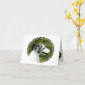 Silken Windhound A Karte (Gelbe Blume)