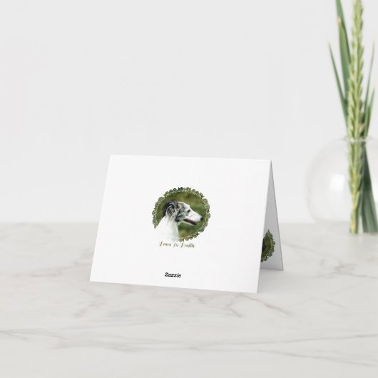 Silken Windhound A Karte (Rückseite)