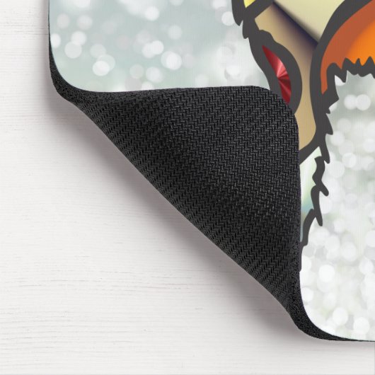 Silken Windhound Filigree Mousepad (Ecke)