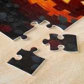 Silken Windhound Gothic Halloween-Porträtkunst Puzzle (Seite)