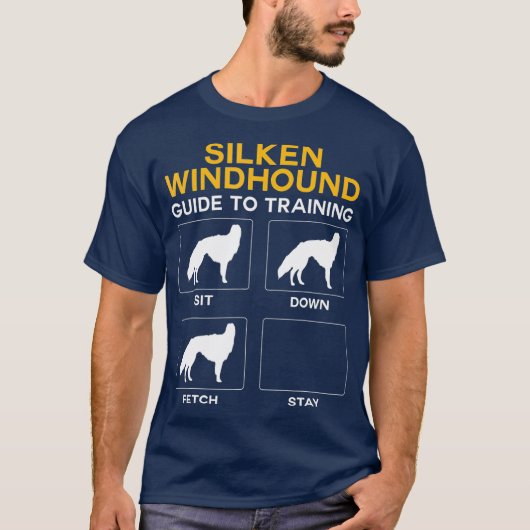 Silken Windhound Guide zum Training von Gehörlosig T-Shirt (Vorderseite)
