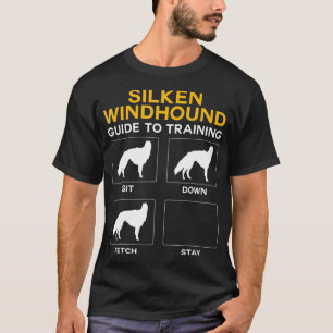 Silken Windhound Guide zum Training von Gehörlosig T-Shirt