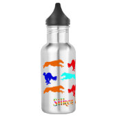 Silken Windhound Laufen  Edelstahlflasche (Links)