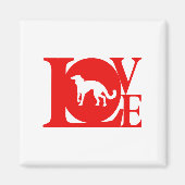 Silken Windhound Magnet (Vorne)