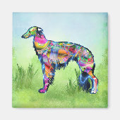 Silken Windhound Magnet (Vorne)