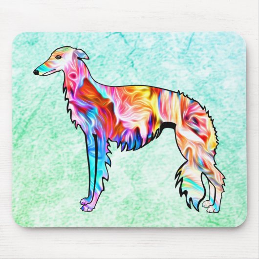 Silken Windhound Marbled Mousepad (Vorne)