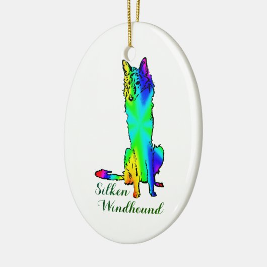 Silken Windhound Ornament (Links)