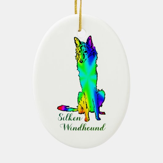 Silken Windhound Ornament (Hinten)