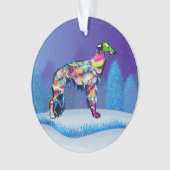Silken Windhound Ornament (Vorderseite)