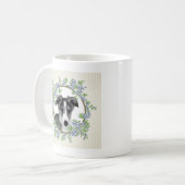 Silken Windhound Puppy Tasse (Vorderseite Links)