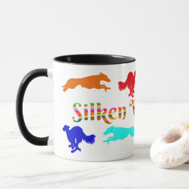 Silken Windhound Running Coffee Tasse