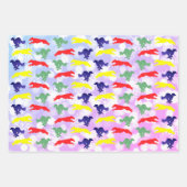 Silken Windhound Running Geschenkpapier Set (Vorderseite 3)