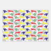 Silken Windhound Running Geschenkpapier Set (Vorderseite)