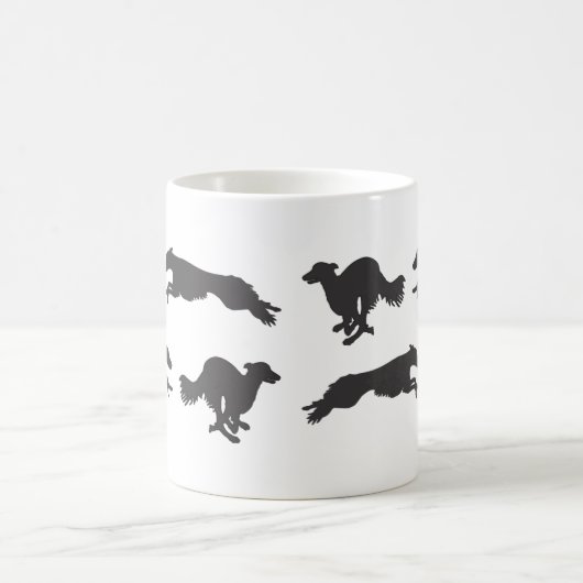 Silken Windhound Running Kaffeetasse (Mittel)